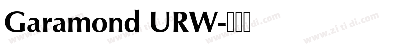 Garamond URW字体转换